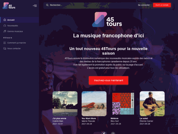 45tours.ca