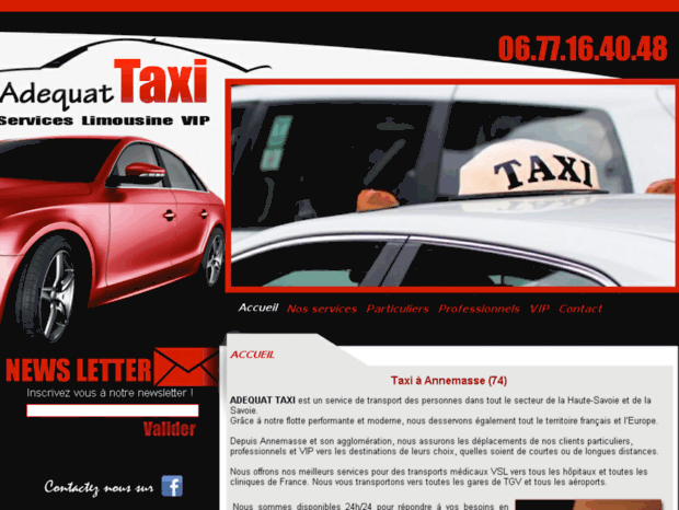 adequat-taxi.net