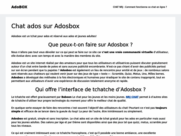adosbox.fr
