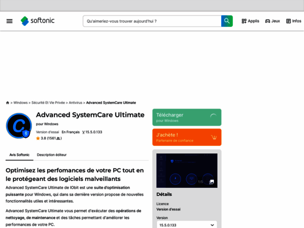 advanced-systemcare-ultimate.softonic.fr