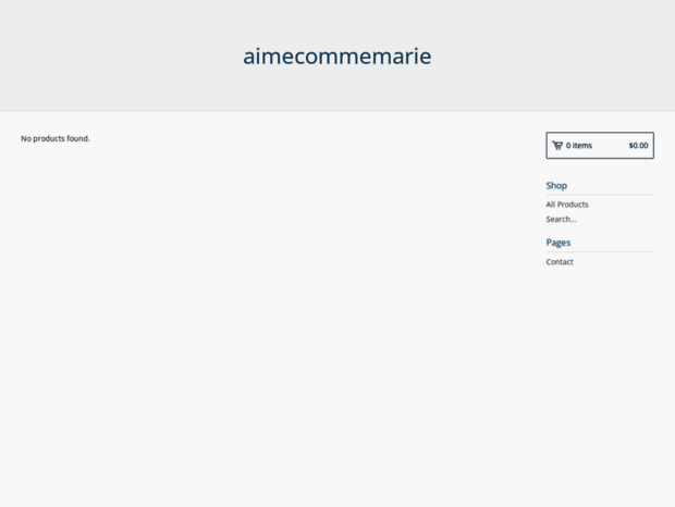 aimecommemarie.bigcartel.com