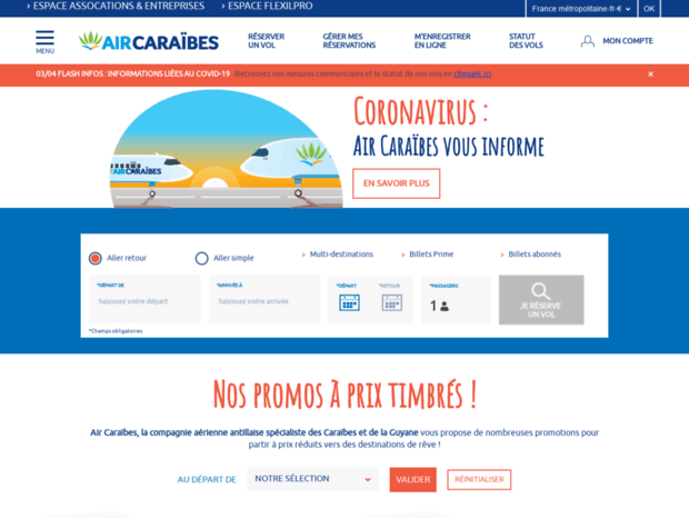 aircaraibes.com
