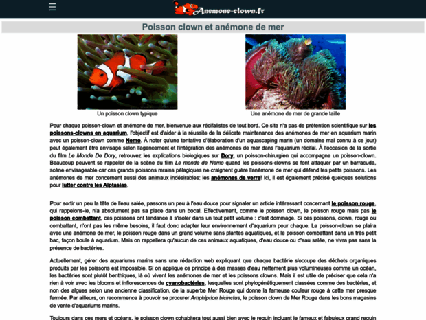anemone-clown.fr