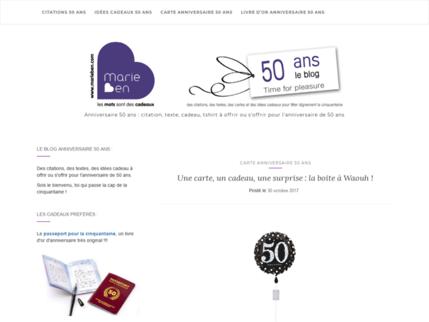 anniversaire-50.com