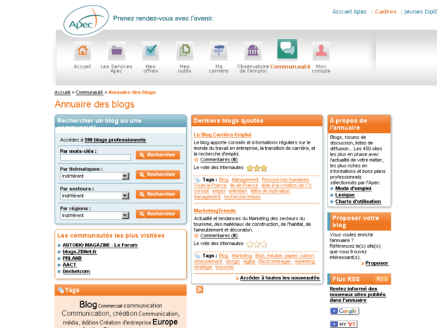 annuaire-des-blogs.apec.fr