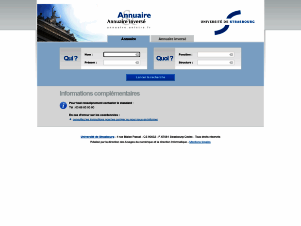 annuaire.unistra.fr