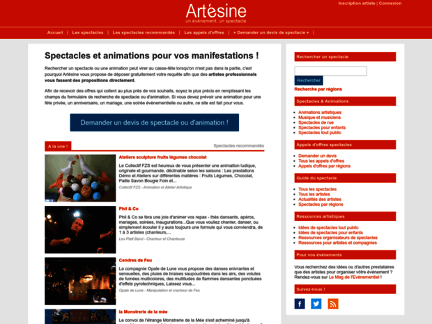 artesine.fr
