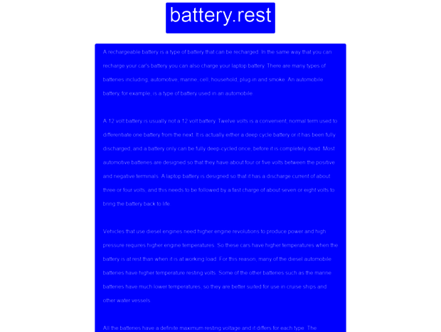 battery.rest