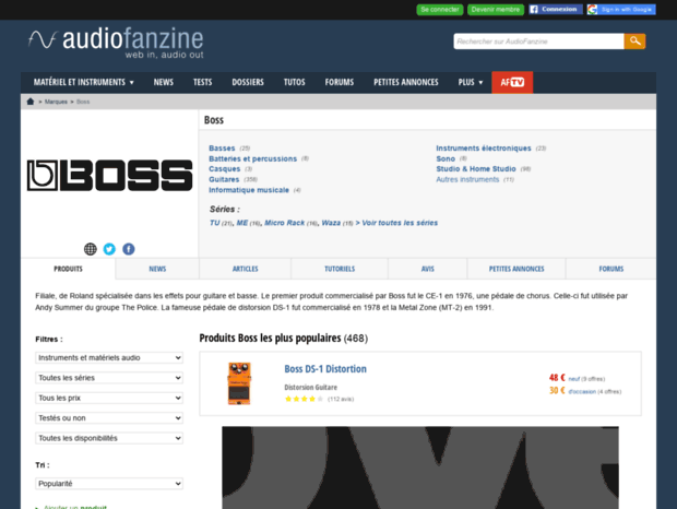 boss.audiofanzine.com