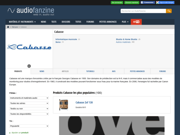 cabasse.audiofanzine.com