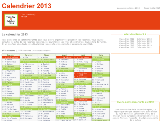 calendrier-2013.fr