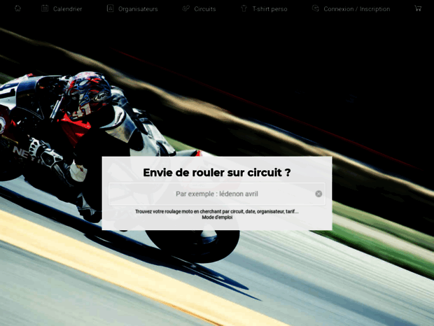 Bienvenue au calendrier-piste.fr page - Préparez votre saison moto