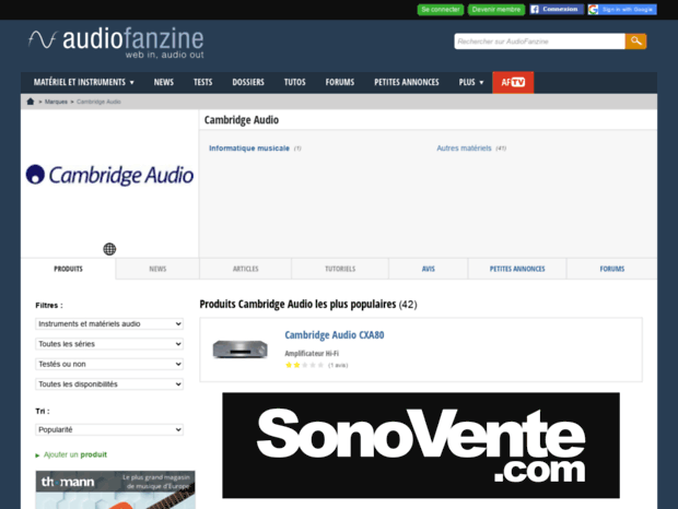 cambridge-audio.audiofanzine.com
