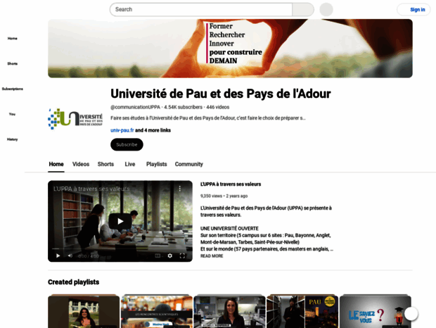 campustv.univ-pau.fr