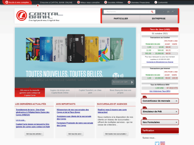 Bienvenue Au Capitalbankhaiti Page Service Unavailable 