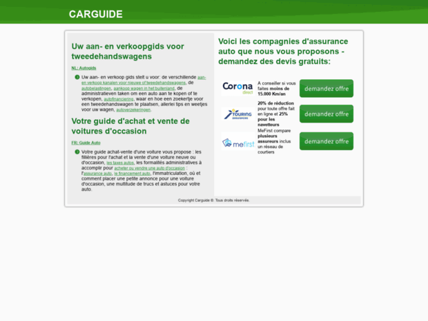 carguide.be