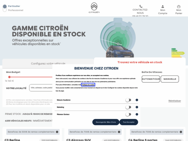 Citroën Store  Commande et achat de voiture en ligne