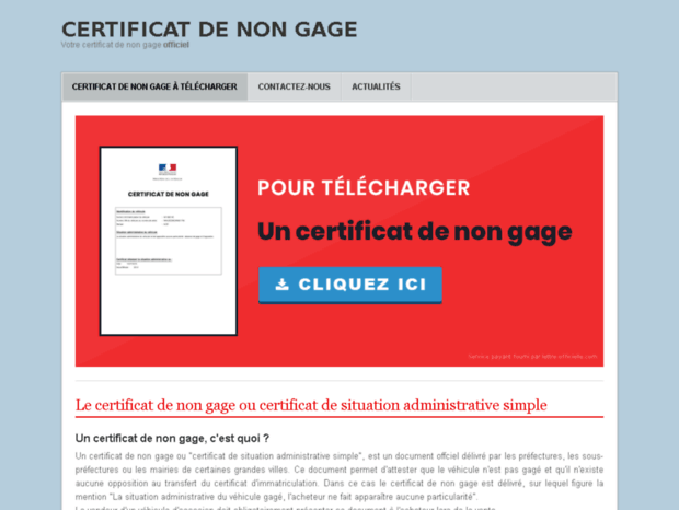 certificatdenongage.com