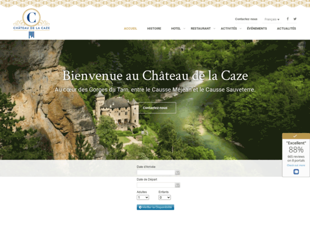 chateaudelacaze.com