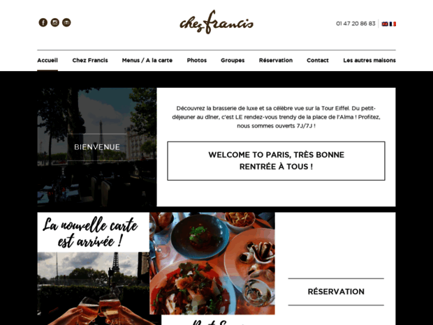 chezfrancis-restaurant.com