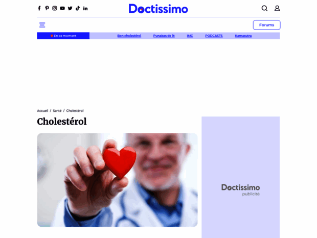 cholesterol.doctissimo.fr