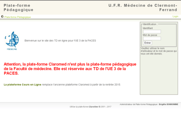 claromed.u-clermont1.fr