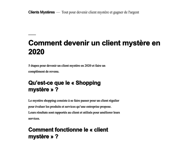 clientsmysteres.fr