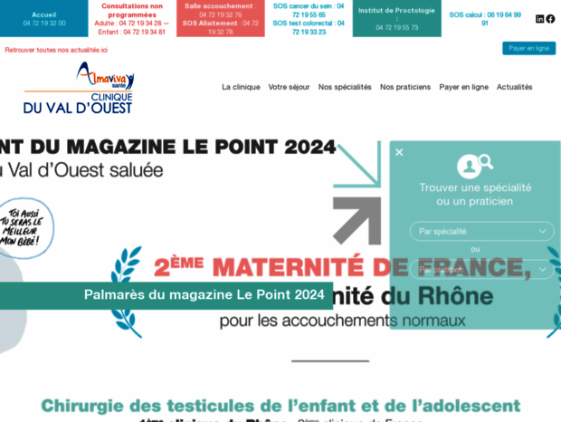 cliniqueduvaldouest.com