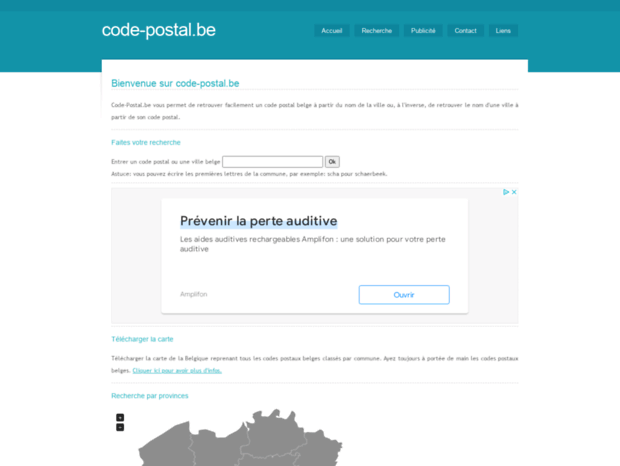 code-postal.be