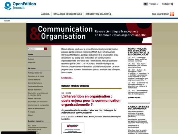 communicationorganisation.revues.org