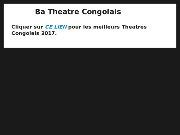 congo-theatre.com