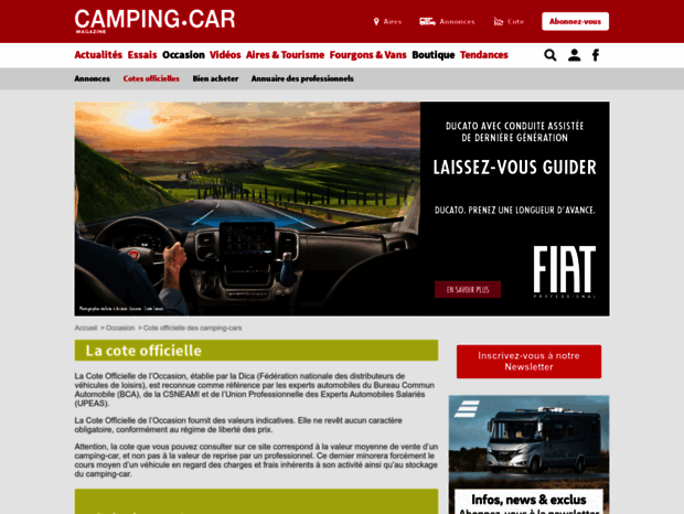 cote.camping-car.com