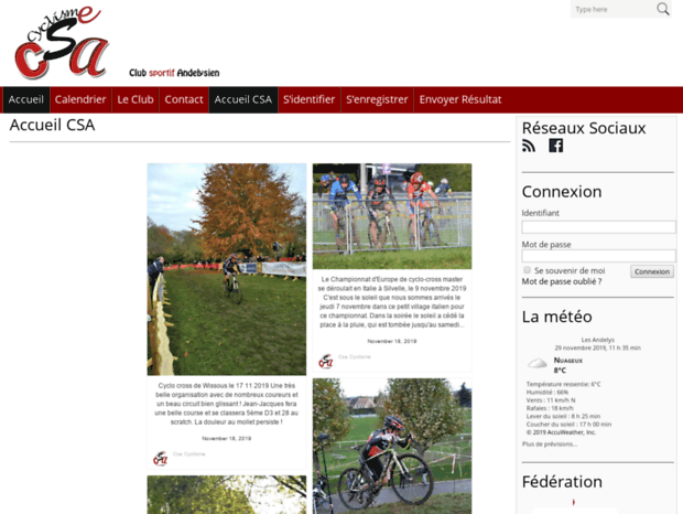 csacyclisme.com