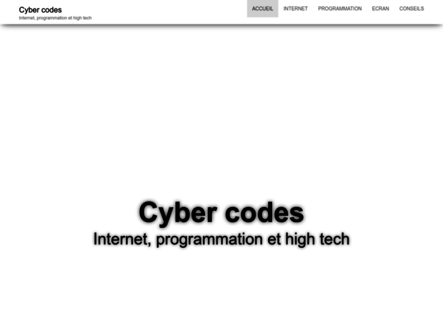 cybercodes.fr