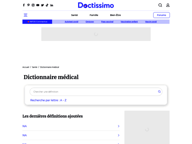 dictionnaire.doctissimo.fr