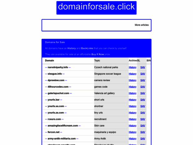 domainforsale.click