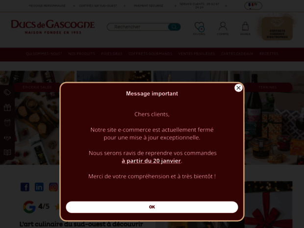 ducsdegascogne.com