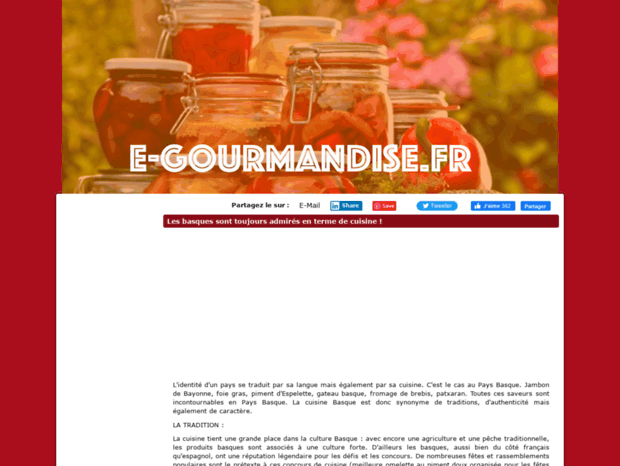 e-gourmandise.fr