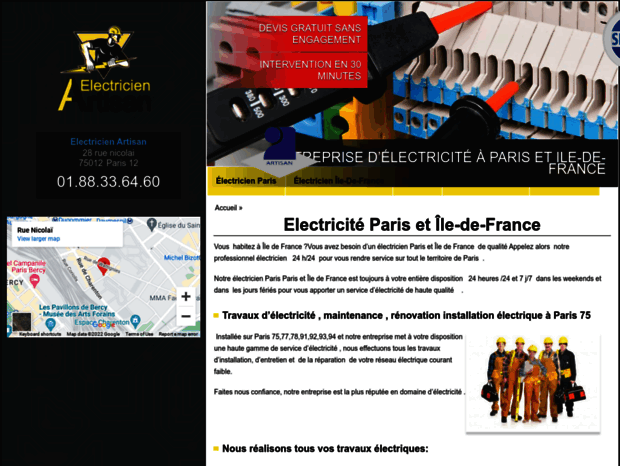 electriciendepannageelectrique.com