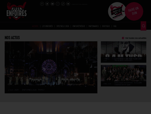 enfoires.fr