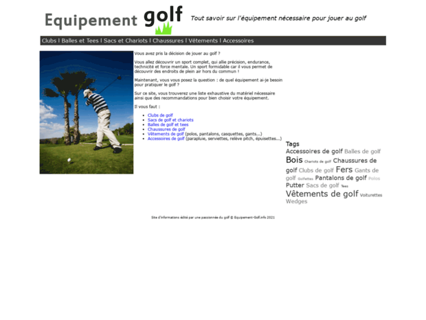 equipement-golf.info
