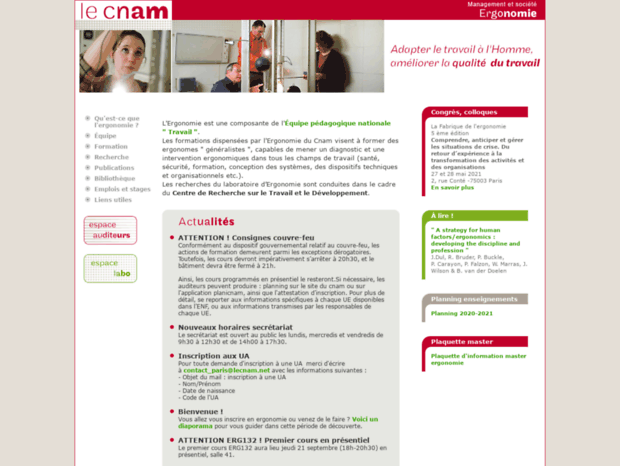 ergonomie.cnam.fr