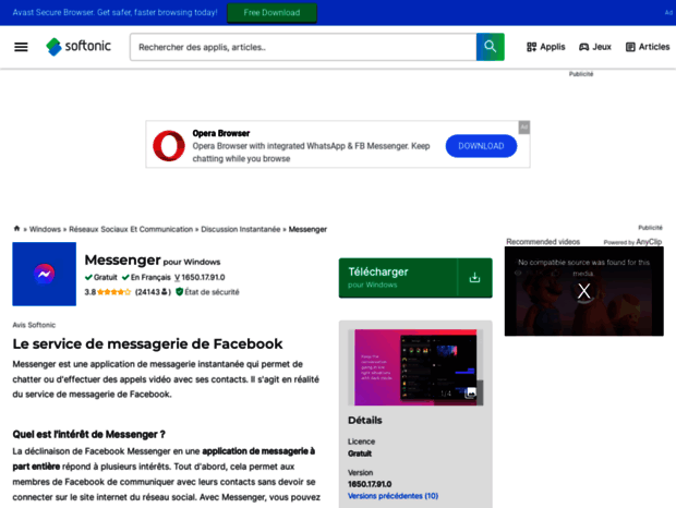 facebook-messenger-pour-windows.softonic.fr