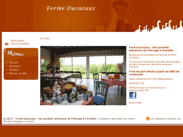 ferme-ducazaux.delicenet.com