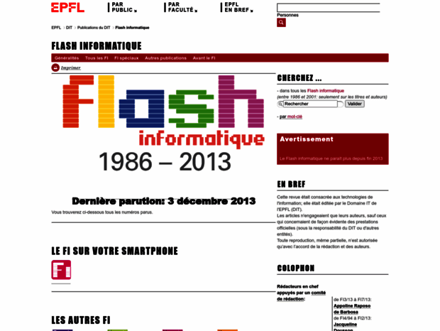 flashinformatique.epfl.ch