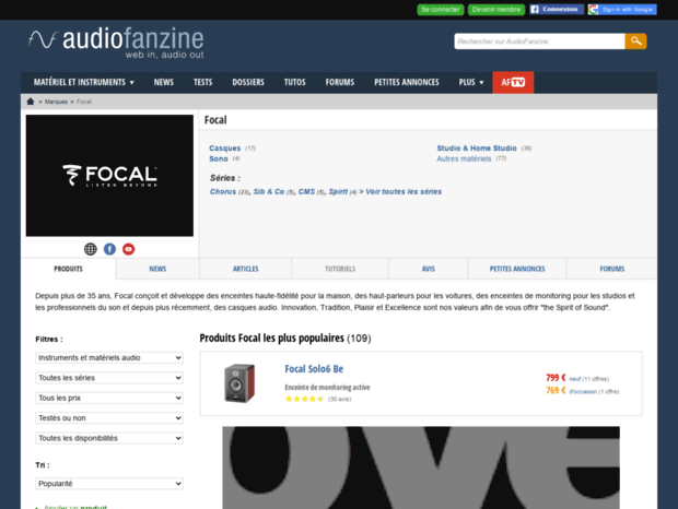 focal.audiofanzine.com