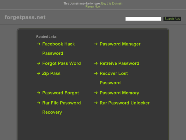 forgetpass.net