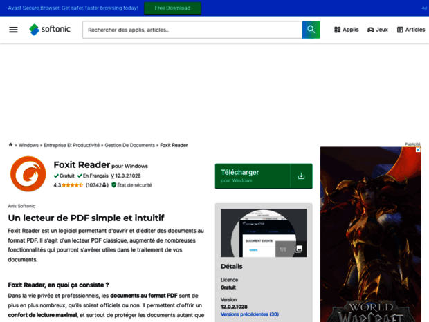 foxit-pdf-reader.softonic.fr