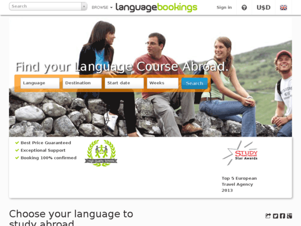 fr.languagebookings.com