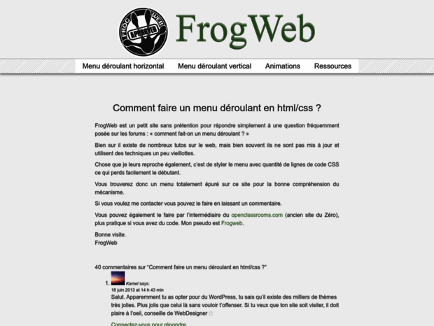 frogweb.fr
